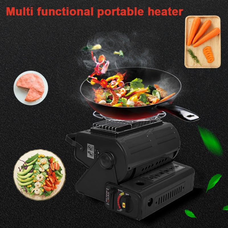 Portable Gas Heater 1300W: Piezoelectric Ignition - Adjustable Temperature Control, High-intensity Iron Build Ceramic Gas Heater for Camping, Fishing, Outdoor Garden Use - Image 5