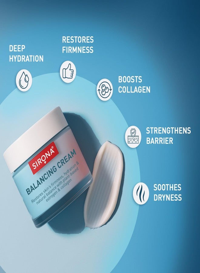Sirona Skin Balancing Face & Body Cream for Women - 50 GM (Pack of 1) | Hydrating & Firming Moisturizer for Perimenopausal and Menopausal Skin | Restores Moisture & Elasticity | Dermatologically Tested - Image 5