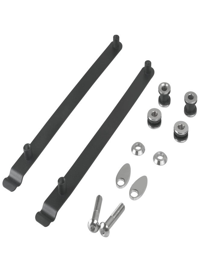 SWESGI Steel Detach Sissy Bar Rack Docking Hardware Kit Compatible with 2006-2017 Harley Dyna FXD, FXDC, FXDL and FXDSE and 2006-2008 FXDB models,Black - Image 1