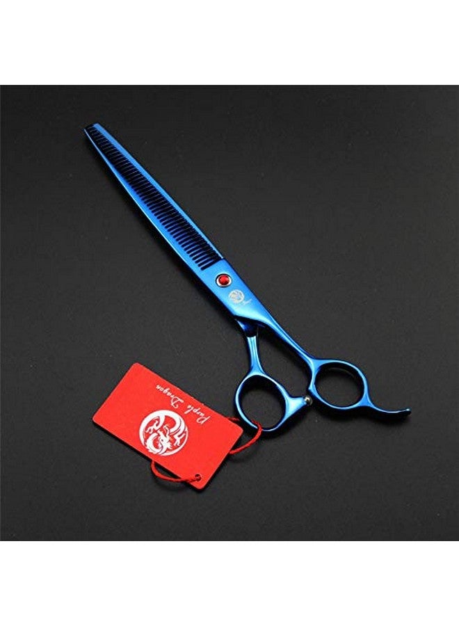Purple Dragon 8.0 inch Dog Hair Cutting, Curved and Thinning Scissors Shear Pet Grooming Tool Kit - Image 3