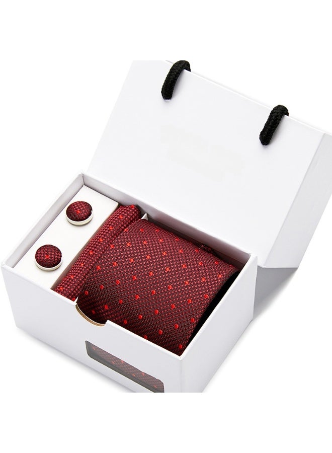 Shougu Men's Business Dress 8cm Tie Gift Box 