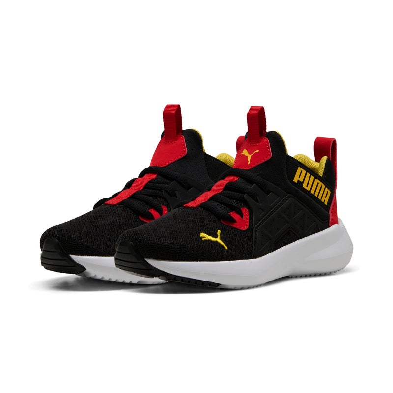 PUMA Soft Enzo NXT Kids Unisex Black Trainers - Image 2