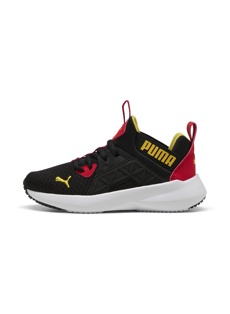 PUMA Soft Enzo NXT Kids Unisex Black Trainers - Image 1