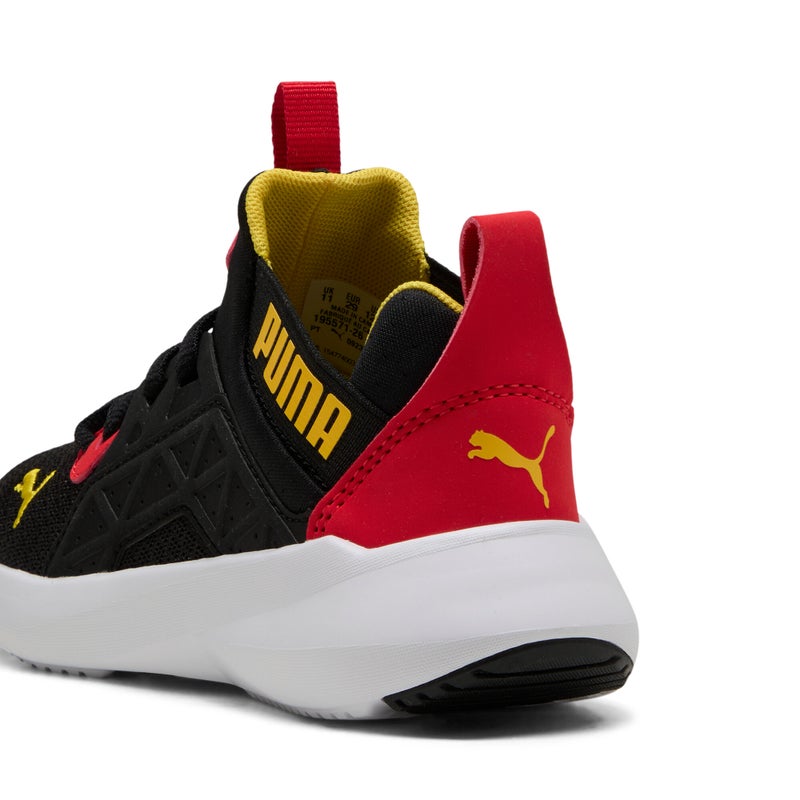 PUMA Soft Enzo NXT Kids Unisex Black Trainers - Image 3