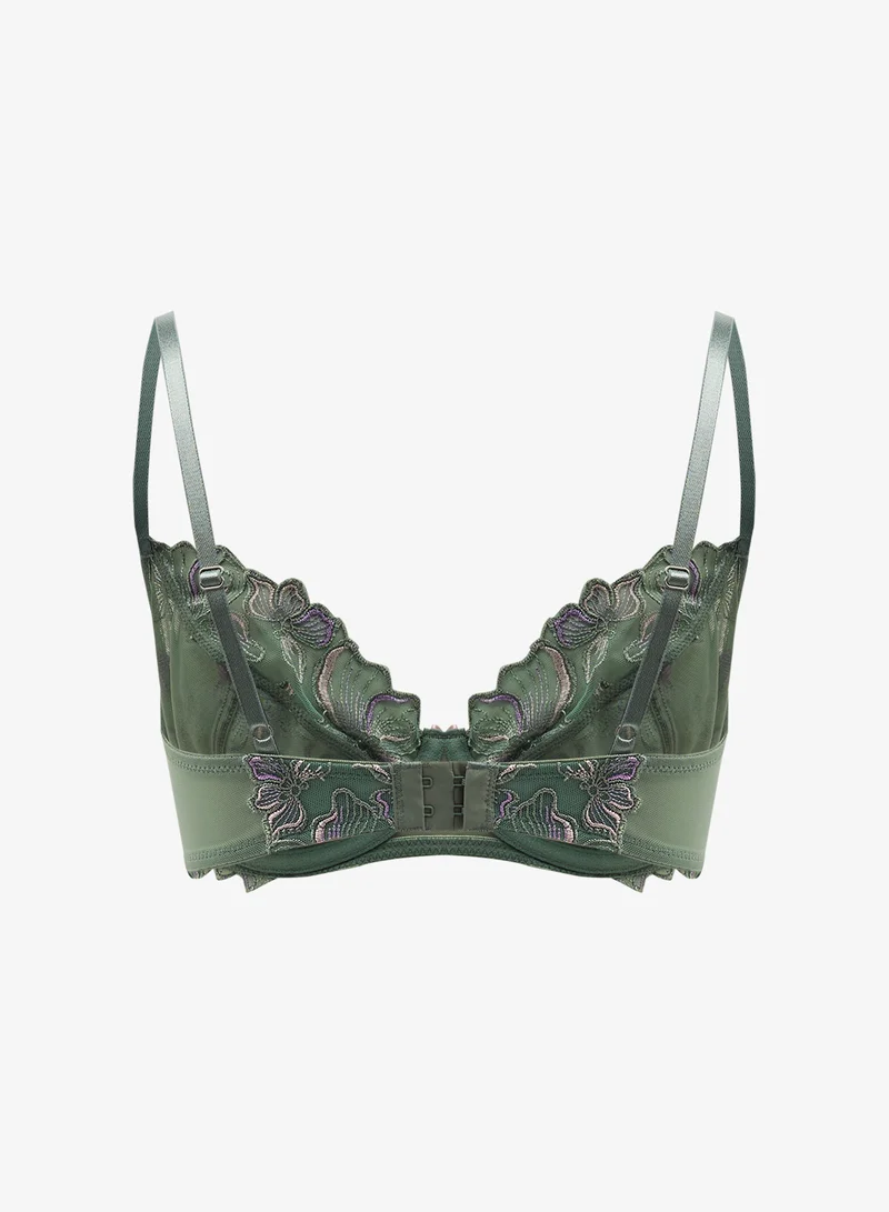 hunkemoller Plunge neck bra