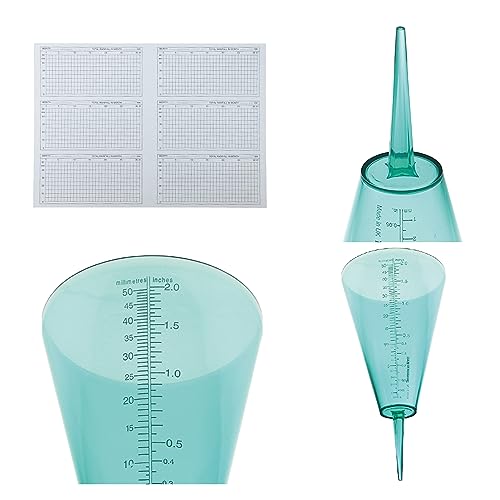 Thermometer World Rain Gauge to Monitor Rainfall Levels with Easy Read Scale The Perfect Outdoor Rain Meter for Your Garden - Image 2
