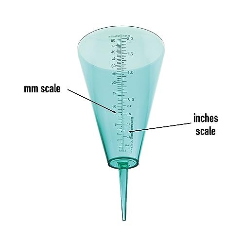 Thermometer World Rain Gauge to Monitor Rainfall Levels with Easy Read Scale The Perfect Outdoor Rain Meter for Your Garden - Image 5