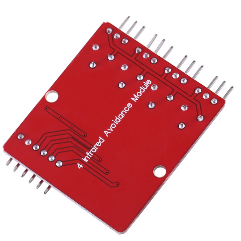 Infrared Tracking Sensor 4-channel Pcb Module - Adjustable Detection Distance Obstacle Detection Sensor for Smart Car Obstacle Avoidance, Robot Obstacle Avoidance and Line Tracking - Image 4