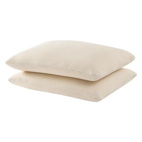 Wakefit Latex Fluffy and Medium Firm Sleeping Pillow | (Off White, King, Set of 2, Latex Foam) 1 Year Warranty - Image 5