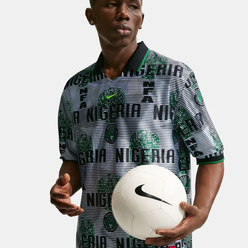Nike White Men's Nigeria Energy Dri-FIT Football Top for Men | Best Price UAE