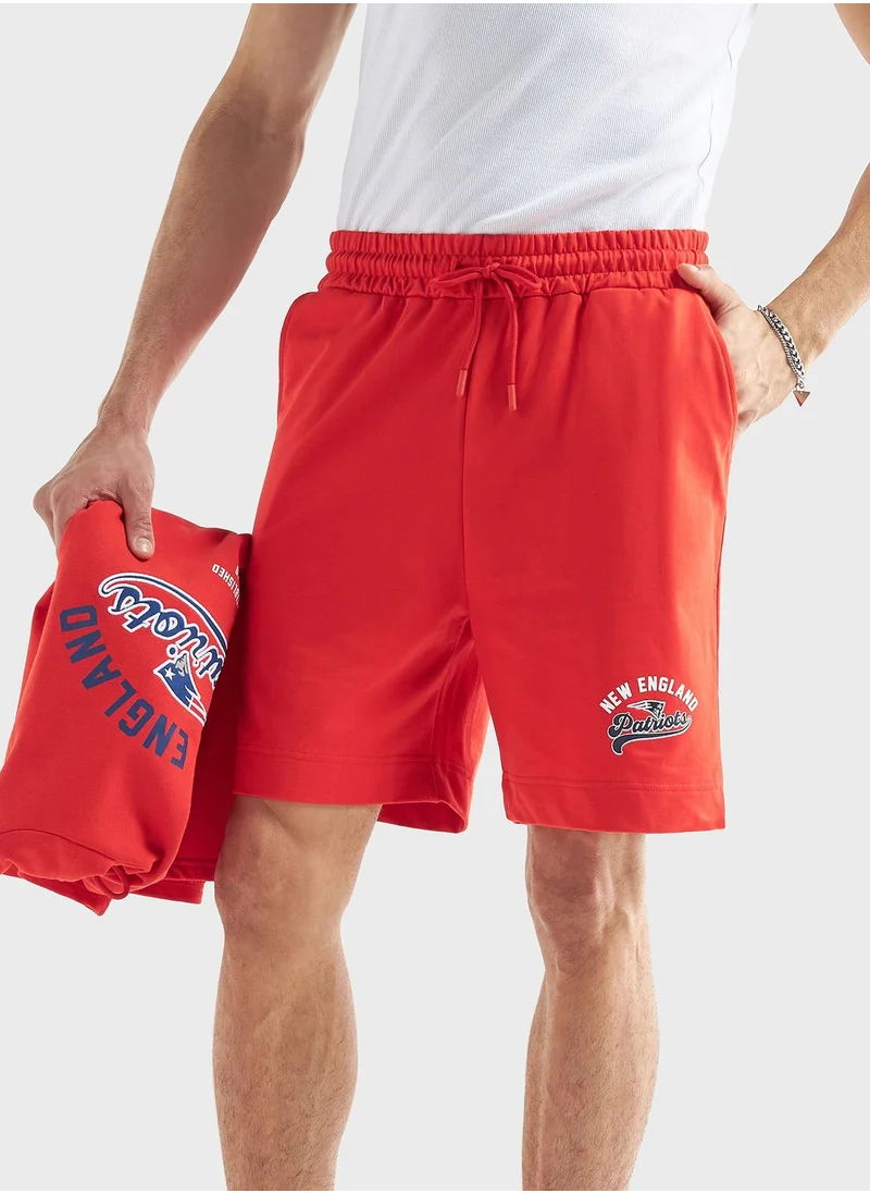 فاف New England Patriots Print Shorts