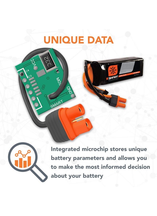 7.4V 4000Mah 2S 15C Smart Lipo Receiver Battery: Universal Receiver Ic3 Spmx40002Srx