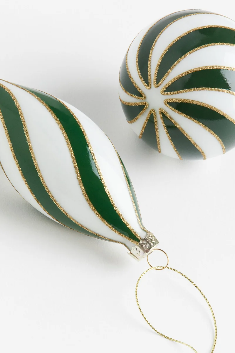 H&M 2-pack Christmas tree decorations