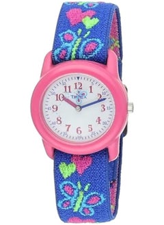 TIMEX Timex TIME Machines 29mm Elastic Fabric Kids Watch Blue/White/Pink  - Image 1