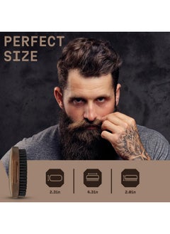 Striking Viking Triking Vikings Boar Bristle Beard Brush For Men Ergonomic Design Beard Brush Made Of 100% Natural Beach Wood Facial Hair Beard Brush For Men’S Grooming & Beard Care  - Image 5