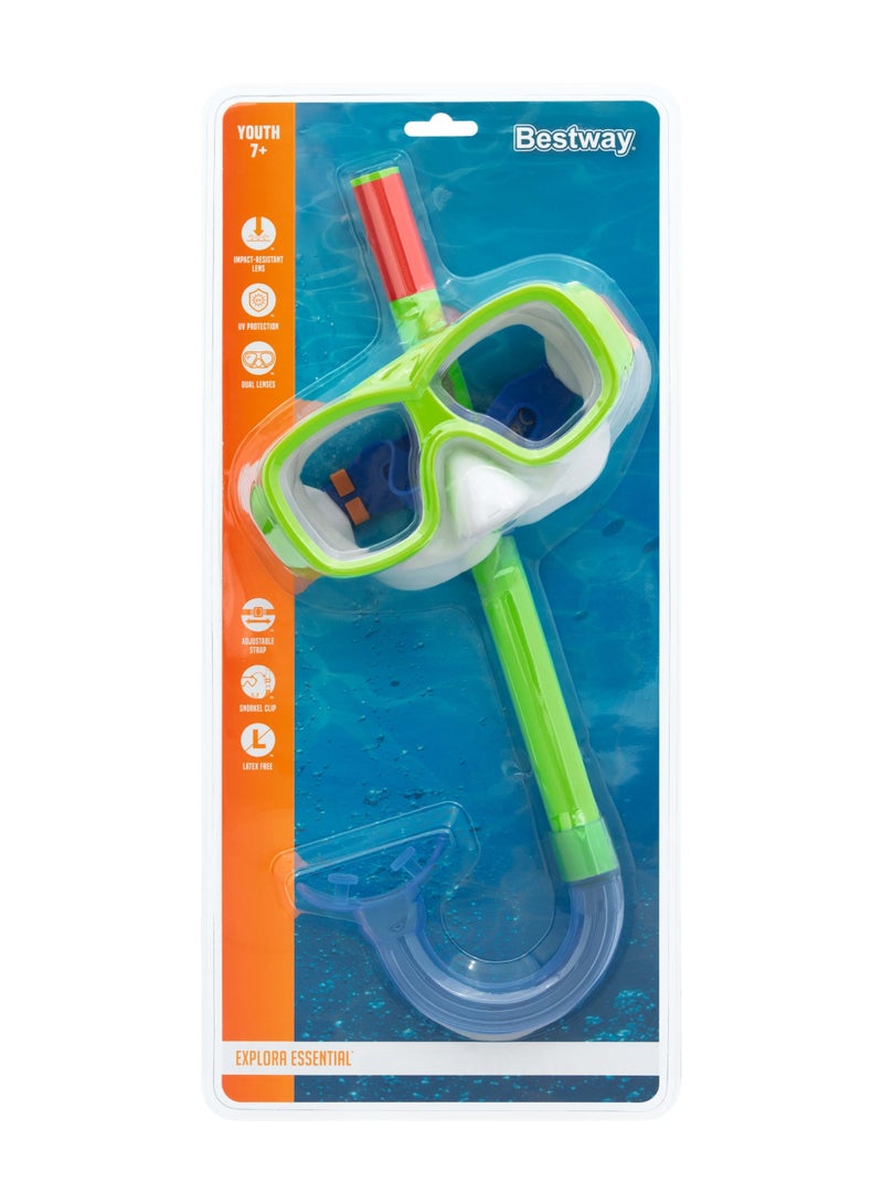 بست واي قناع الغطس الأساسي إكسبلورا من بيست واي، قطعتان - Image 2