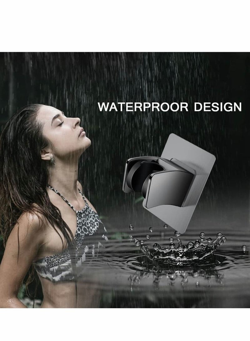 Y&D Shower Head Holder, Adhesive Handheld Holder No Drilling Wall Mount Bracket for Home Bathroom No-Damage  - Image 5