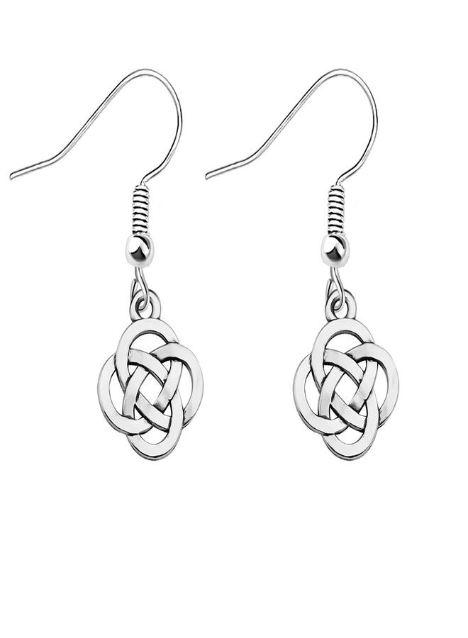 اكتاب أقراط عقدة سلتيك للنساء من AKTAP، مجوهرات متدلية على شكل زهرة تجلب الحظ الأيرلندي (أقراط عقدة سلتيك) - Image 1