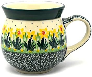 Polish Pottery Gallery Polish Pottery Mug  15 oz Bubble  Daffodil - Image 1