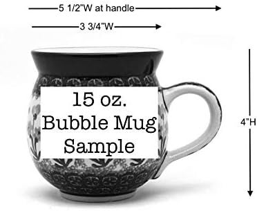 Polish Pottery Gallery Polish Pottery Mug  15 oz Bubble  Daffodil - Image 2