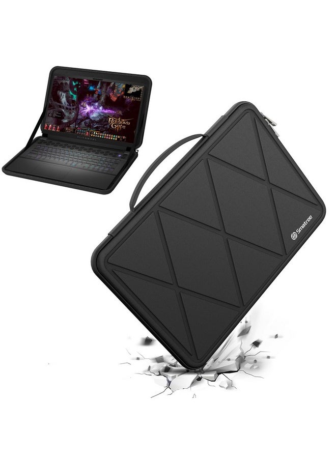 سمارتري حافظة واقية صلبة من مادة EVA من Smatree متوافقة مع الكمبيوتر المحمول Alienware m18/m18 R2 للألعاب مقاس 18 بوصة، حافظة رفيعة مقاومة للماء لجهاز الكمبيوتر المحمول Alienware للألعاب مقاس 18 بوصة (X8330)  - Image 1