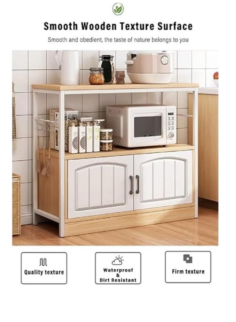Generic Coffee corner table, side cabinet, multi-use cabinet for kitchen, living room and office with storage space for coffee machine and coffee corner accessories  - Image 2