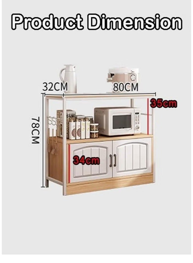 Generic Coffee corner table, side cabinet, multi-use cabinet for kitchen, living room and office with storage space for coffee machine and coffee corner accessories  - Image 3