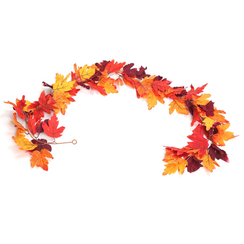 Fake Leaves Vivid Durable Reusable Foldable Fake Hanging Plants for Indoor Outdoor Decoration - Image 2