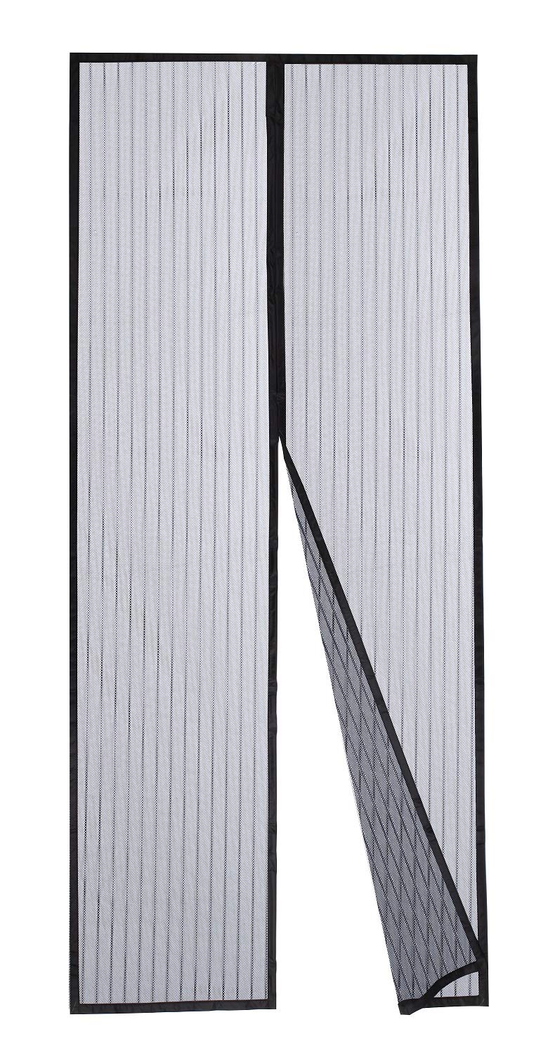 DOOREASY Magnetic Screen Fits Tall Single Doors Screen Door Full Frame Loop Sewn Polyester Mesh Instant ScreenFits Doors Up to 30x95