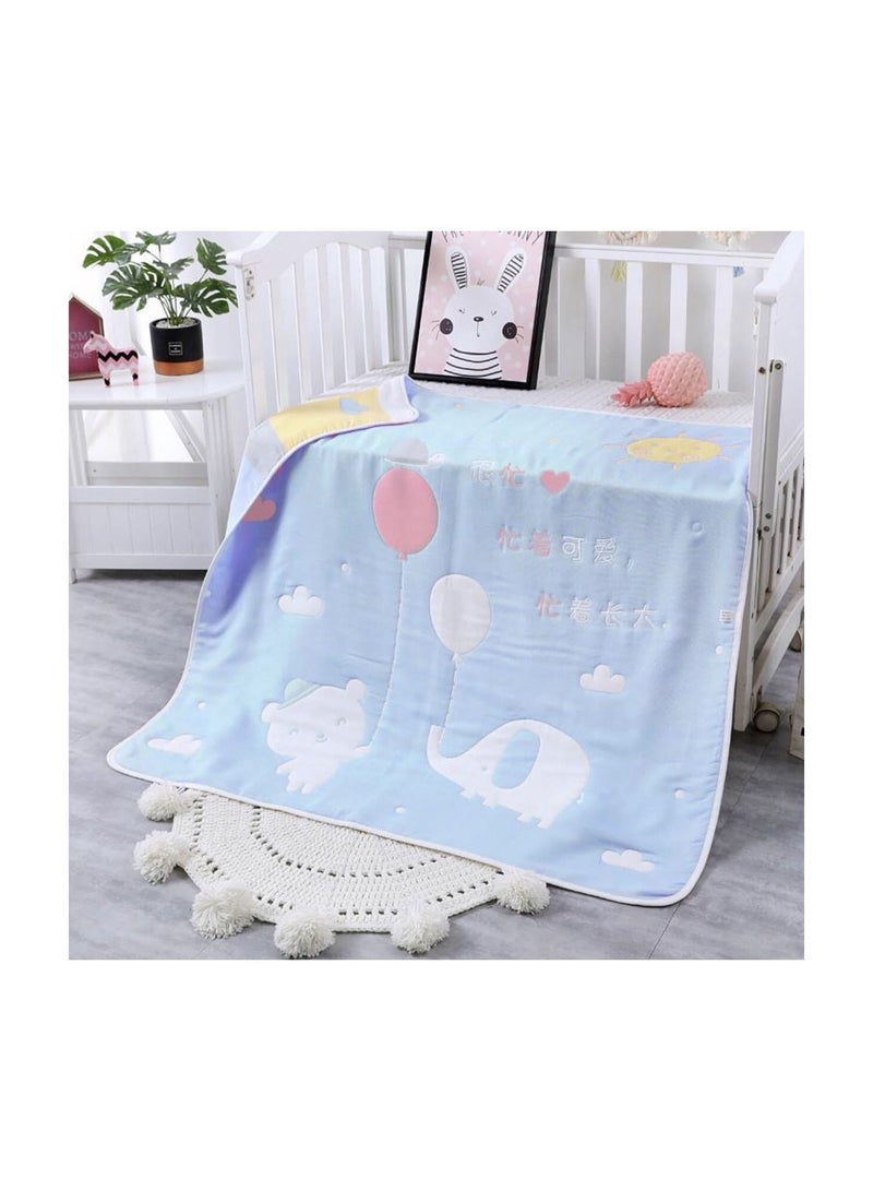 Pure Cotton Cartoon Printed Bath Towels