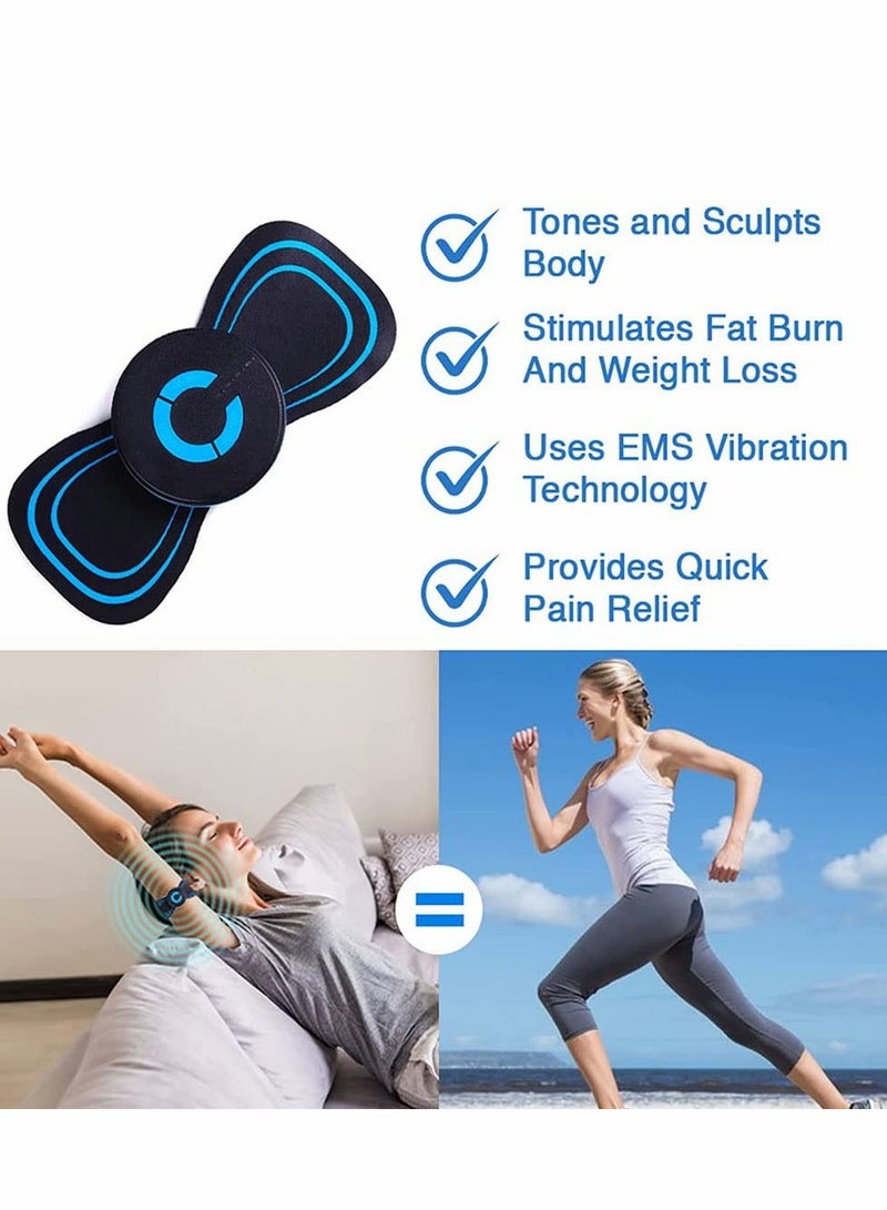 Electric Massagers, Microcurrent EMS Mini Massage Device, Bioelectric Acupoints Massager, Cordless Portable Neck Massager for Pain Relief(2PCS) - Image 2