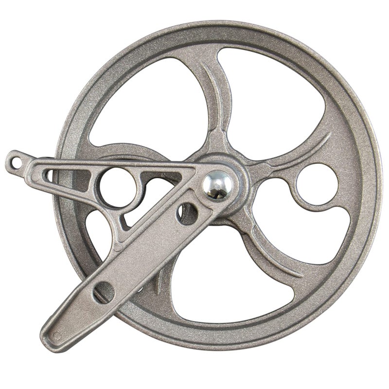 Strata Ben-Mor Strata Outdoor Clothesline Pulley - 5.5'' Heavy Duty Metal  Rustproof Silver Pulley for Clothes Line Outdoors  Outdoor Laundry Line Pulley for Clothes  Coats  Blankets  & More - Image 2