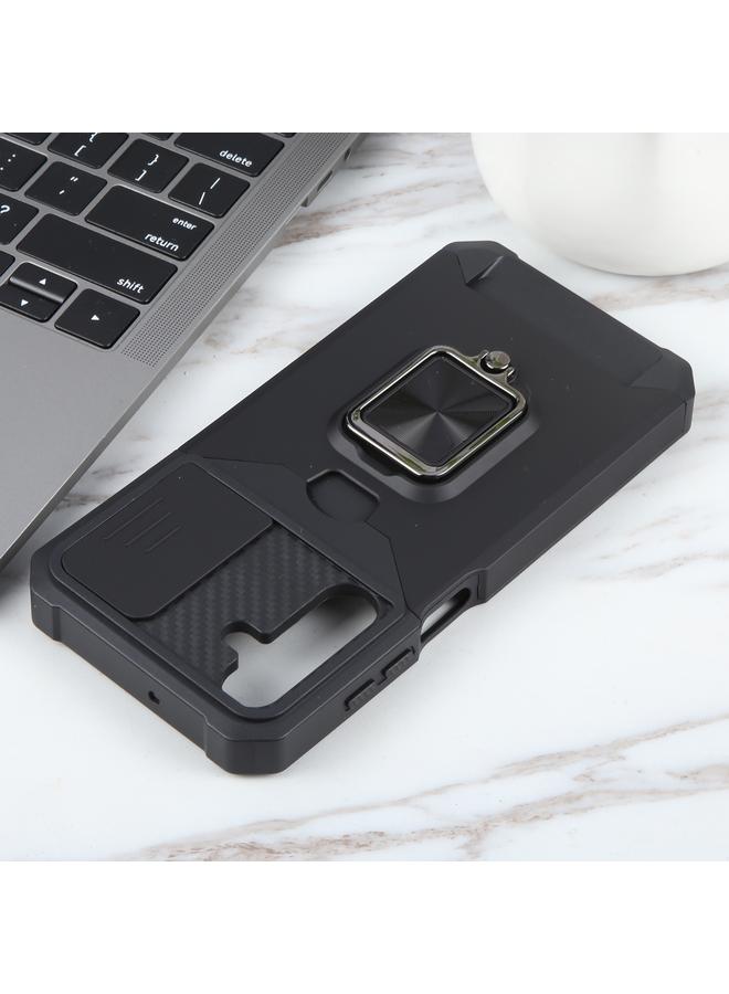 S-TOP Case For Samsung Galaxy A25 Camera Shield Card Slot PC+TPU Phone Case - Image 4