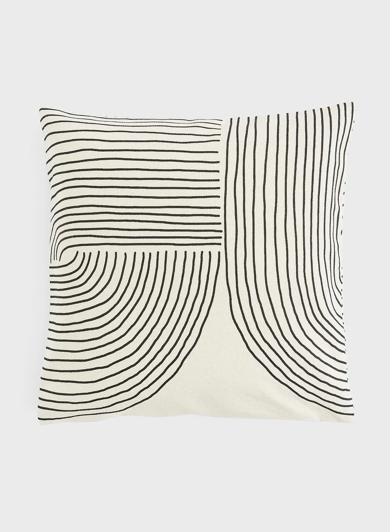 H&M Cotton Canvas Cushion Cover
