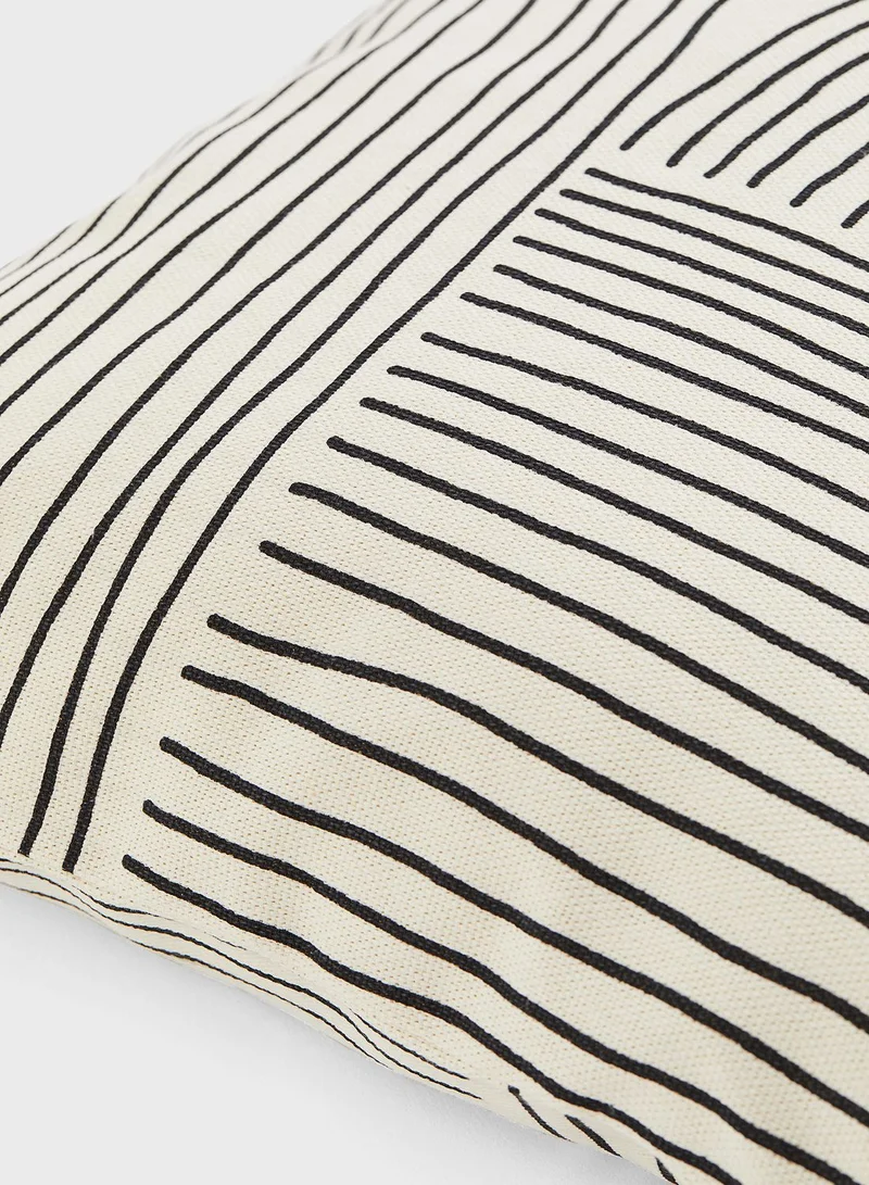 H&M Cotton Canvas Cushion Cover