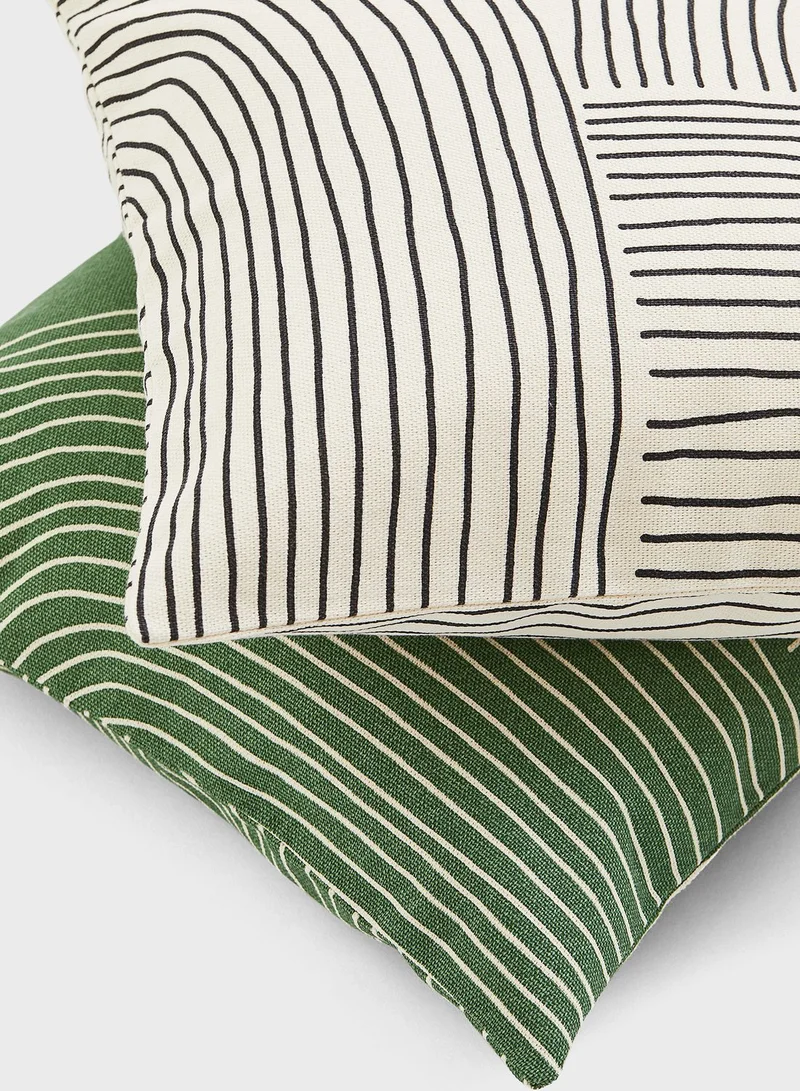 H&M Cotton Canvas Cushion Cover