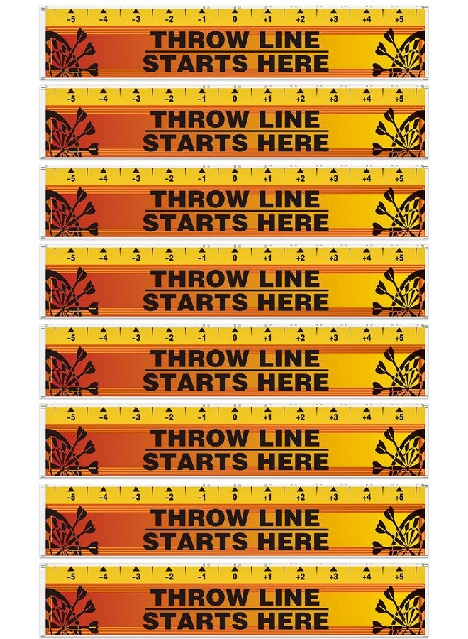 Lewtemi 2 Pcs Dart Board Throw Line Floor Sticker PVC Toe Line Marker for Dart Players Game Accessories, 23 x 3.15 Inch - Image 1