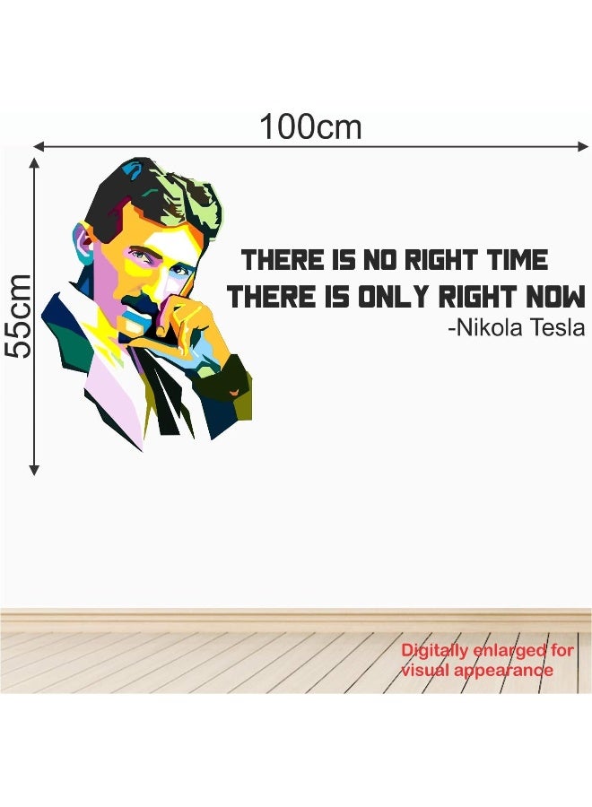 StickMe 'Nikola Tesla - Office - Motivational - Inspirational - Quotes - Creative - Colorful Wall Sticker' -SM780 - Image 3