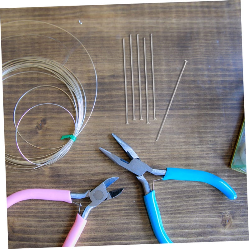 Silver Head Pins 400pcs Flat Head Metal Beading Pins For DIY Jewelry Making And Crafts - Image 5