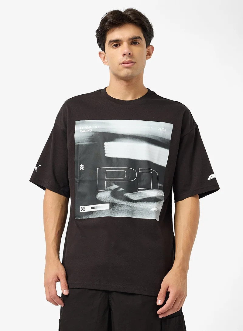 بوما تيشيرت سباقات جرافيك لايف ستايل