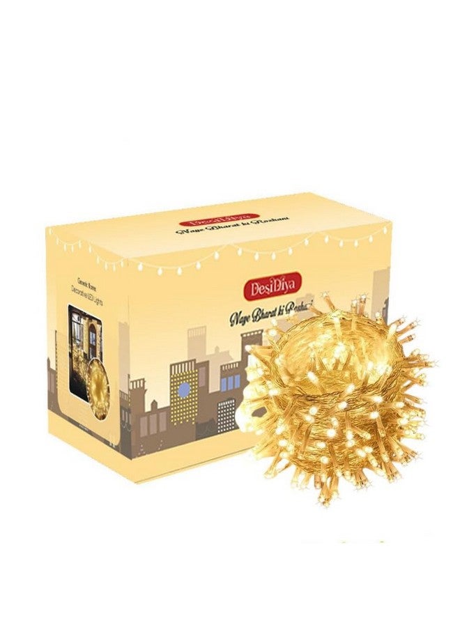 Desidiya Desidiya® 12 Meter Warm White Rice Lights - Soft LED Glow for Bedrooms & Special Occasions (Pack of 1)  - Image 1
