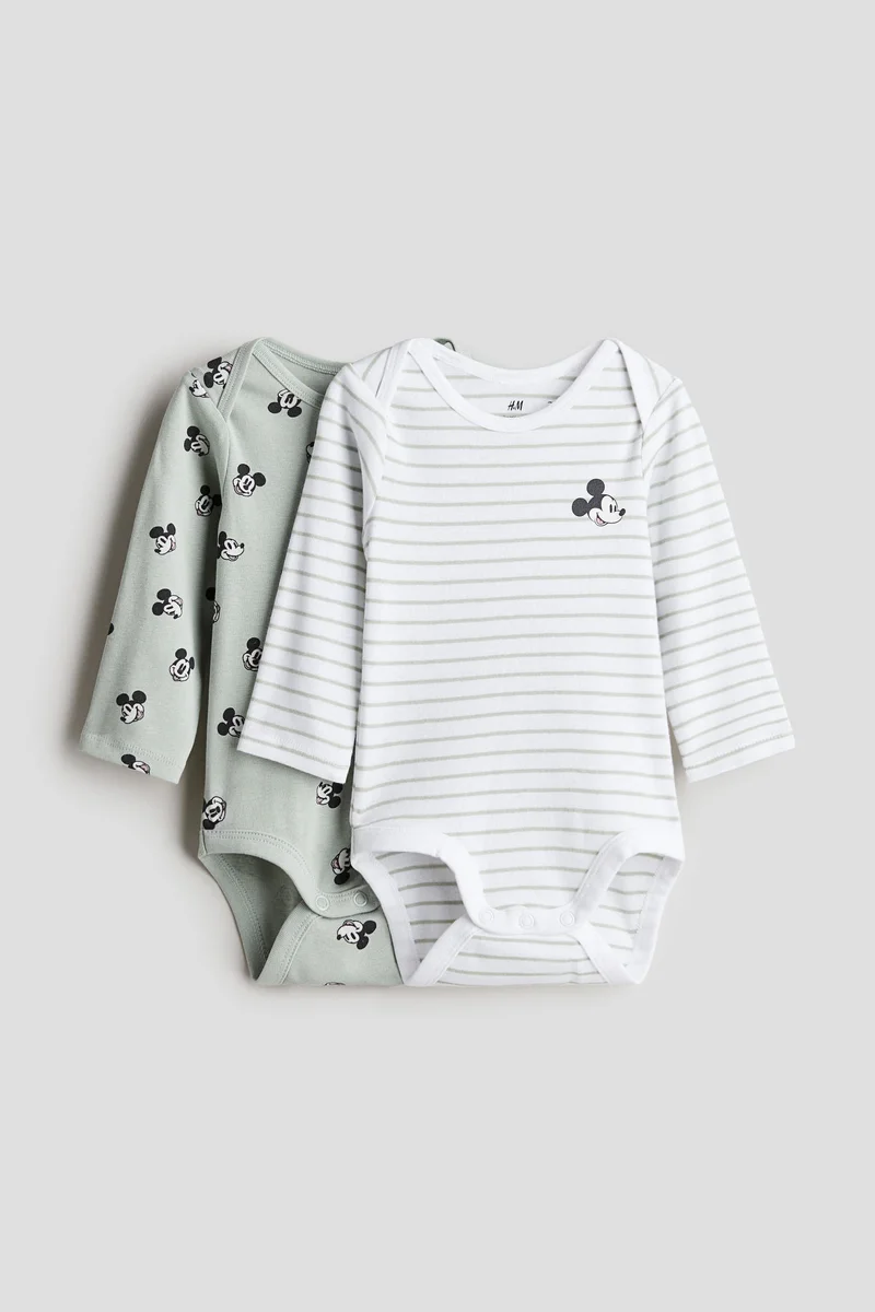 اتش اند ام 2-Pack Long-Sleeved Bodysuits