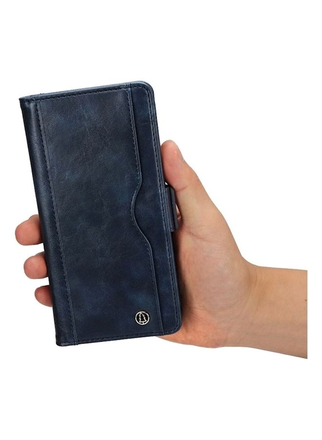 NIBEMINENT Protective Wallet Card Case Cover For Samsung Galaxy S9 Plus Blue  - Image 5