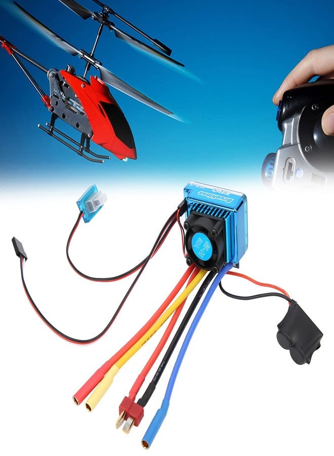 Pomya RC Car ESC, Brushless ESC, Electronic Components for 1/10 RC Car Model((80A)) - Image 3