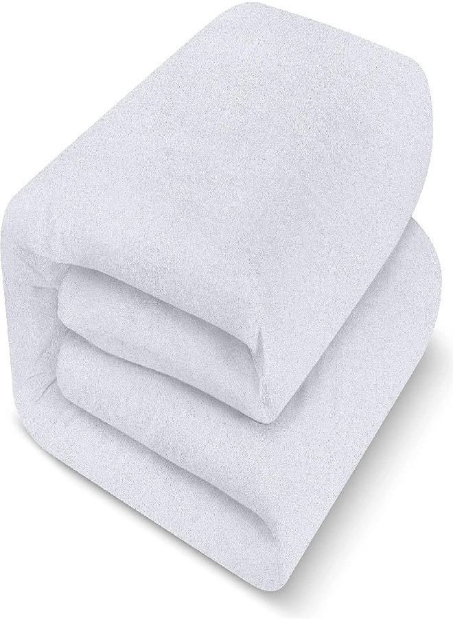Utopia Bedding - Utopia Bedding Premium Waterproof Terry Mattress Protector King 200 GSM, Mattress Cover, Breathable, Fitted Style with Stretchable Pockets - Image 1