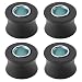 Minho 4Pcs 10MM Rear Shock Absorbing Suspension Bushing Set in Rubber Material Compatible with Most Motorcycles Scooter ATV UTV Go KartBlack Color - Image 2