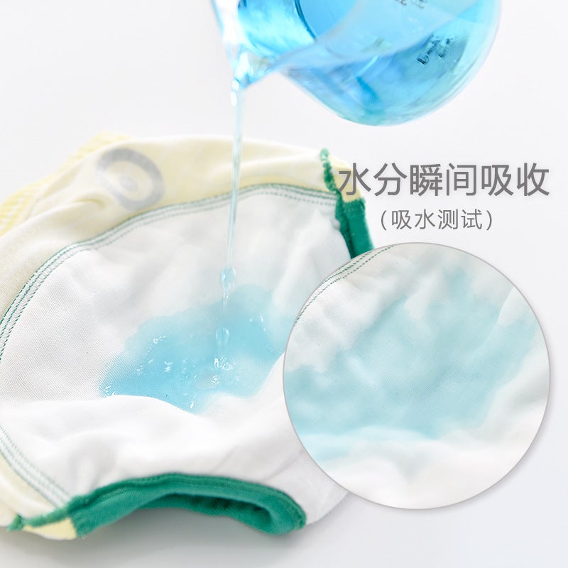 Summer Children'S Toilet Study Pants Baby Training Pants Baby Washable Diaper Pants Cotton Gauze Diaper Pants Explosions - Image 3