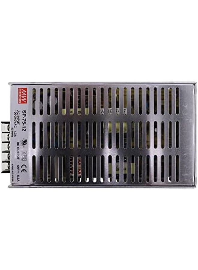Meanwell SP 75 12 75W 12V 6 3A Power Supply 100 240V AC Input DC Output - Image 1