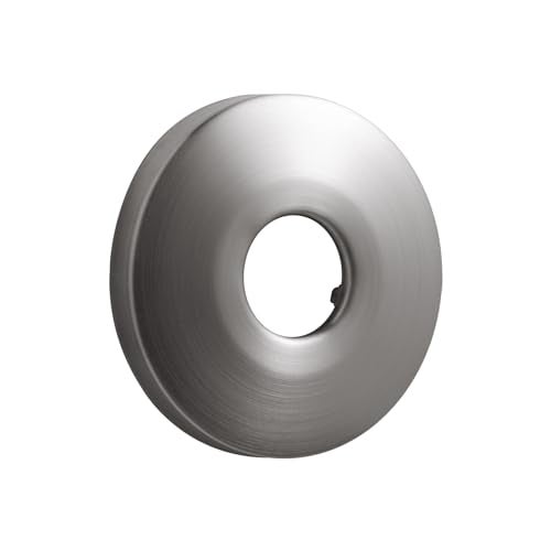 OFFO Shower Arm Flange Brushed Nickel 2.5 Inches in Outer Diameter Replacement Shower Head Arm Escutcheon Plate Suitable for Most Brands Shower Head Arms - Image 1