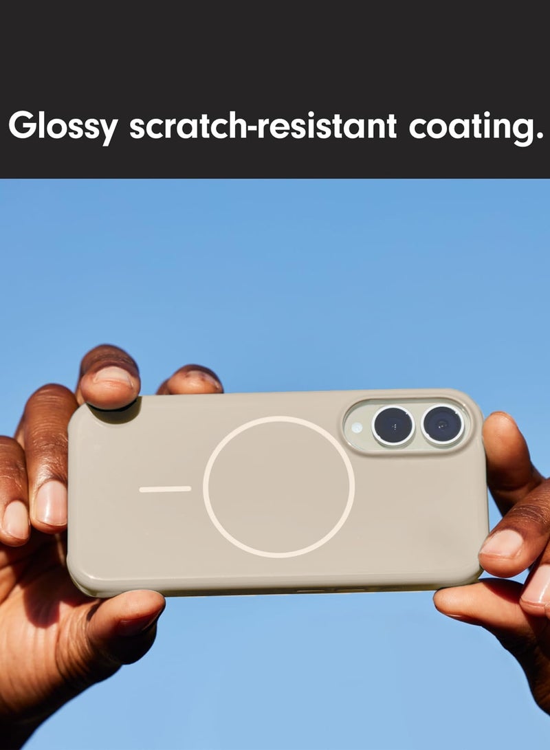 دبليو تيك غطاء سامسونج جالاكسي S25 إيدج 5G 2025 فائق النحافة، مظهر رفيع مثل قشرة صلبة PC ماغسيف، حماية حواف مرتفعة من الزوايا (MCMPMN) - ذهب صحراوي - Image 3